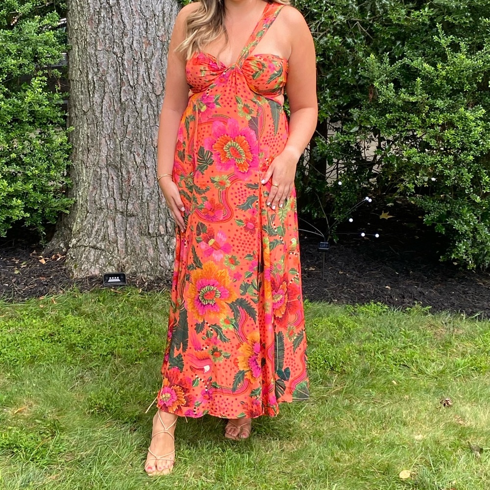 FARM Rio Blooming Garden One-Shoulder Maxi Dress - Picture 15 of 15